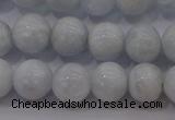 CCA402 15.5 inches 8mm round blue calcite beads wholesale