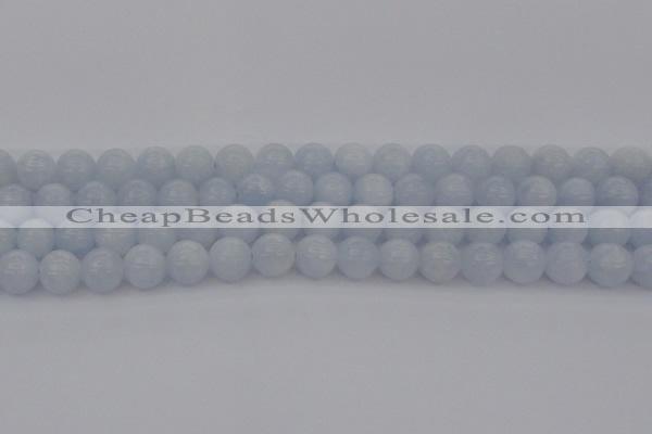 CCA407 15.5 inches 10mm round blue calcite gemstone beads