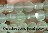 CCB513 15.5 inches 4mm coin green aventurine beads wholesale