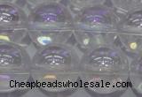 CCC403 15.5 inches 10mm round AB-color white crystal beads