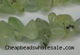 CCH293 34 inches 8*12mm green rutilated quartz chips beads wholesale