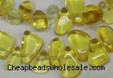 CCH313 15.5 inches 10*15mm synthetic citrine chips beads wholesale