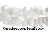 CCH32 35 inches white stone chips gemstone beads wholesale