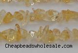 CCH655 15.5 inches 4*6mm - 5*8mm citrine gemstone chips beads