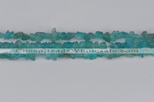CCH703 15.5 inches 4*6mm - 6*8mm blue apatite chips beads