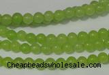 CCN11 15.5 inches 4mm round candy jade beads wholesale