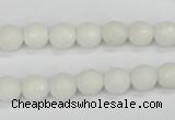 CCN1802 15 inches 8mm faceted round candy jade beads wholesale