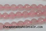 CCN1851 15 inches 6mm faceted round candy jade beads wholesale