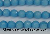 CCN1872 15 inches 8mm faceted round candy jade beads wholesale