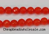 CCN1952 15 inches 8mm faceted round candy jade beads wholesale