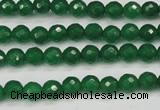 CCN1971 15 inches 6mm faceted round candy jade beads wholesale