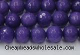 CCN2060 15 inches 10mm faceted round candy jade beads wholesale