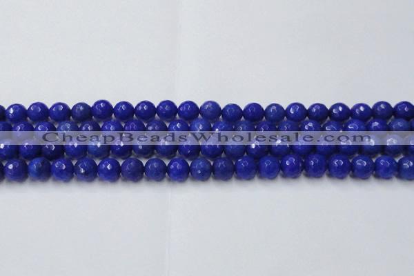 CCN2067 15 inches 10mm faceted round candy jade beads wholesale
