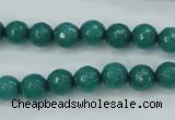 CCN2280 15.5 inches 8mm faceted round candy jade beads wholesale