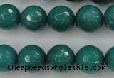 CCN2283 15.5 inches 14mm faceted round candy jade beads wholesale