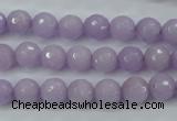 CCN2288 15.5 inches 8mm faceted round candy jade beads wholesale