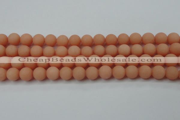 CCN2446 15.5 inches 8mm round matte candy jade beads wholesale