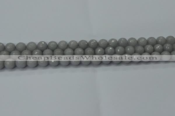CCN2561 15 inches 10mm faceted round candy jade beads wholesale