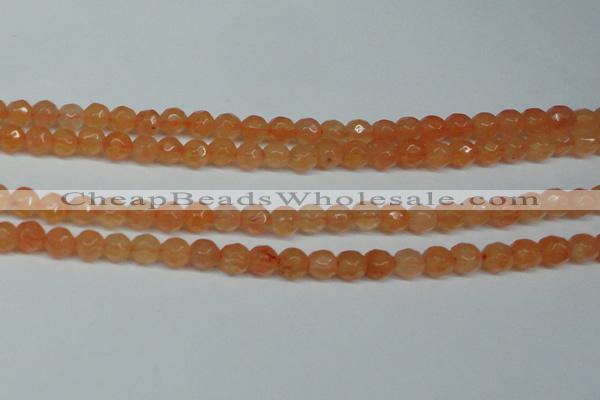 CCN2832 15.5 inches 5mm faceted round candy jade beads