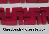 CCN3958 15.5 inches 20*20mm svastika candy jade beads wholesale