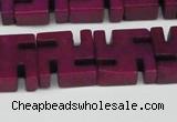 CCN3960 15.5 inches 20*20mm svastika candy jade beads wholesale