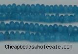 CCN4107 15.5 inches 2*4mm faceted rondelle candy jade beads