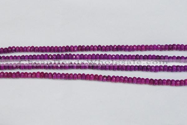 CCN4129 15.5 inches 4*6mm faceted rondelle candy jade beads