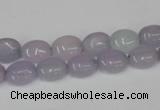 CCN514 15.5 inches 8*10mm oval candy jade beads wholesale