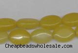CCN525 15.5 inches 10*14mm oval candy jade beads wholesale