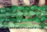 CCN5958 15 inches 14*14mm heart candy jade beads Wholesale