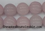 CCN676 15.5 inches 16mm carved round candy jade beads wholesale