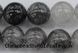 CCQ282 15.5 inches 16mm round cloudy quartz beads wholesale