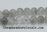 CCQ51 15.5 inches 8mm round cloudy quartz beads wholesale