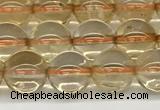 CCR346 15.5 inches 8mm round natural citrine beads wholesale