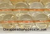 CCR347 15.5 inches 10mm round natural citrine beads wholesale
