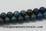 CCS52 16 inches 8mm round dyed chrysocolla gemstone beads wholesale