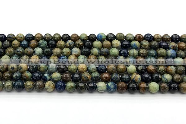 CCS935 15 inches 6mm round chrysocolla beads
