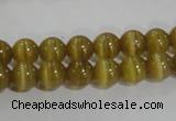 CCT1212 15 inches 4mm round cats eye beads wholesale