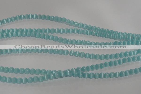 CCT1227 15 inches 4mm round cats eye beads wholesale