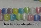 CCT1239 15 inches 4mm round cats eye beads wholesale