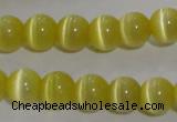 CCT1273 15 inches 5mm round cats eye beads wholesale