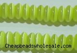 CCT262 15 inches 3*7mm rondelle cats eye beads wholesale