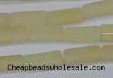 CCU730 15.5 inches 4*13mm cuboid yellow jade beads wholesale