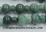 CDB10 15.5 inches 12*16mm calabash natural new dragon blood jasper beads