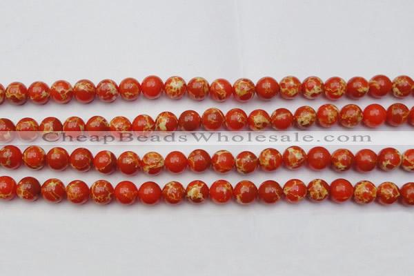 CDE2003 15.5 inches 10mm round dyed sea sediment jasper beads
