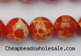 CDE2008 15.5 inches 20mm round dyed sea sediment jasper beads