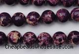 CDE2045 15.5 inches 6mm round dyed sea sediment jasper beads