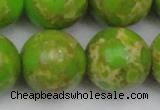 CDE2076 15.5 inches 24mm round dyed sea sediment jasper beads