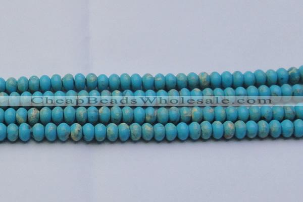 CDE2645 15.5 inches 13*18mm rondelle dyed sea sediment jasper beads