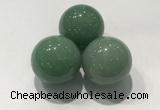 CDN1072 30mm round green aventurine decorations wholesale